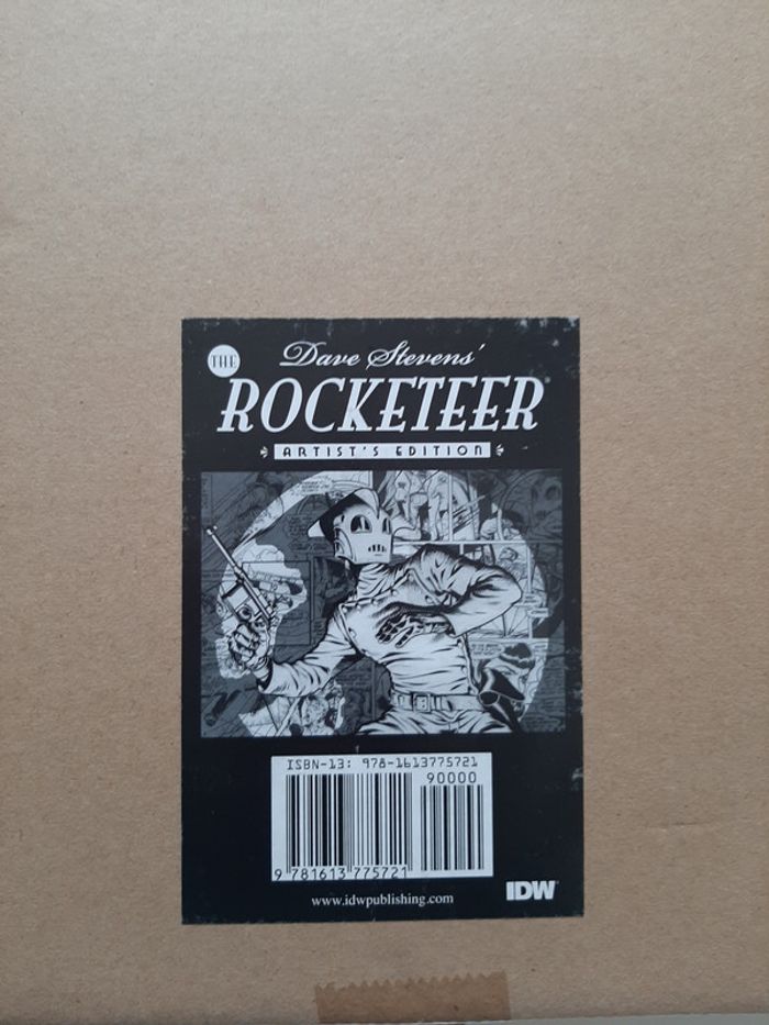 RARE The Rocketeer - Artist's edition Dave Stevens - grand format noir & blanc - photo numéro 16