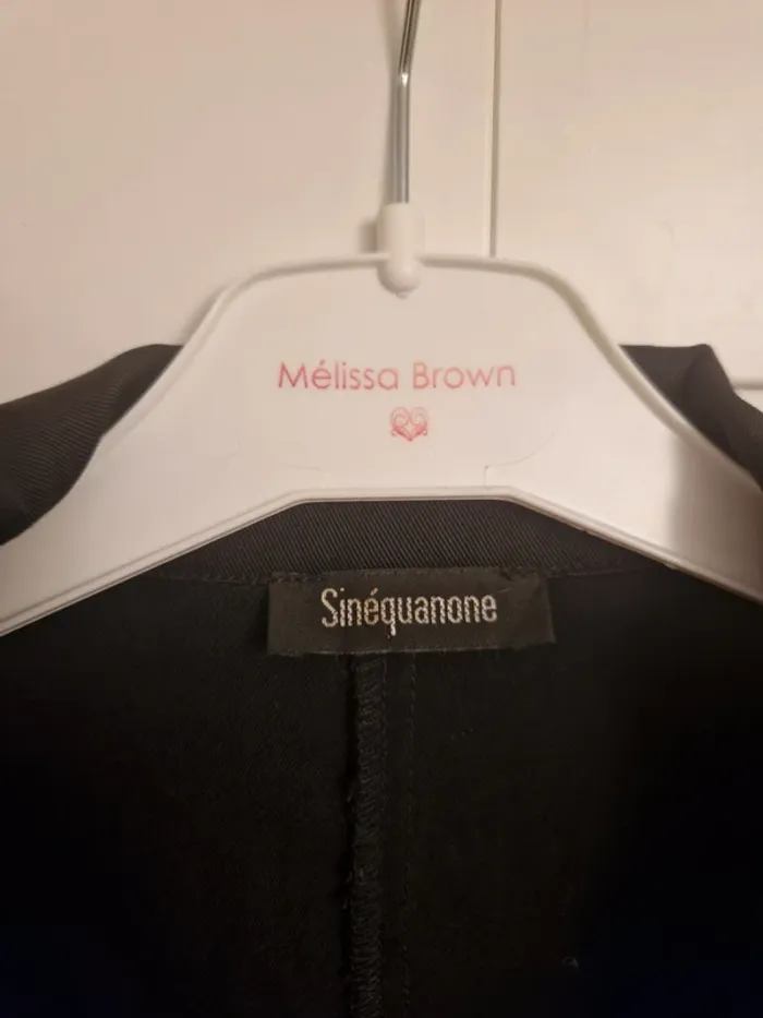 Superbe veste longue noire Sinequanone, 40 - photo numéro 2