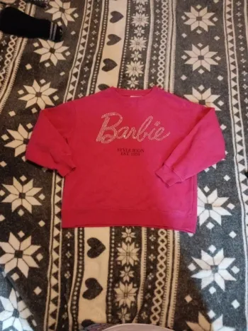 Sweat zara Barbie 9-10 ans bon état