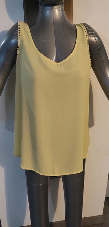 Chemisier à bretelles jaune T:L