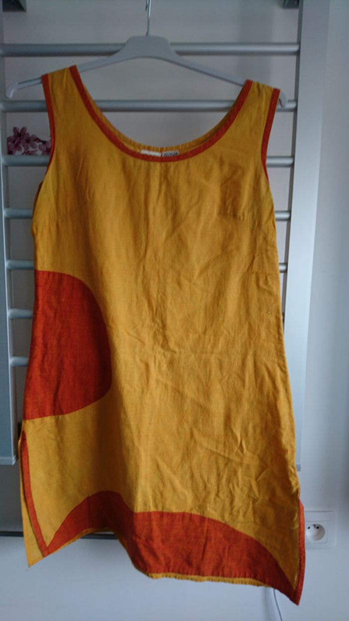 lot de 3 tuniques etniques baba cool hippie multicolores en 38/40 - photo numéro 5