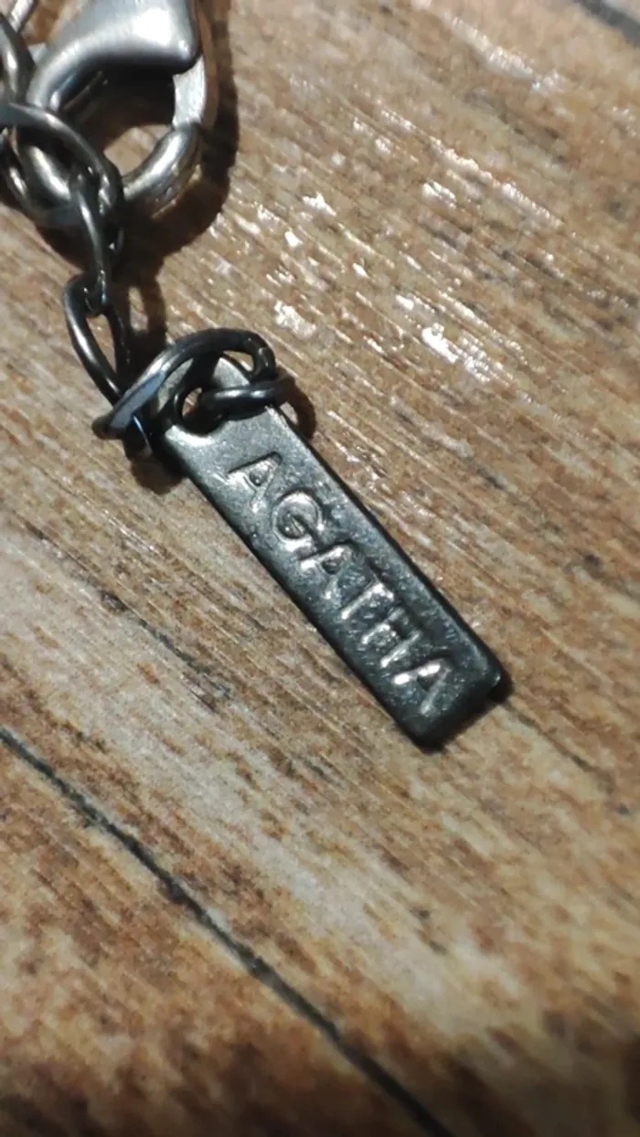 Collier coeur argent Agatha - photo numéro 2