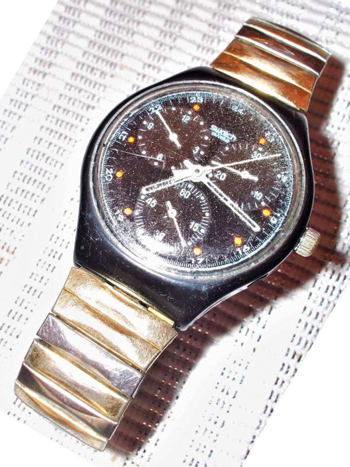 Montre SWATCH Chrono "Wall Street"