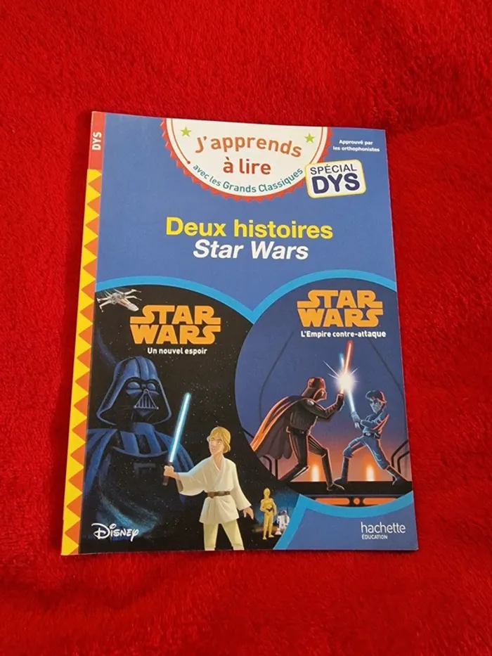 Livre j'apprends à lire deux histoires star wars