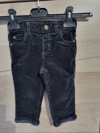 Jeans velours in extenso 12 mois 