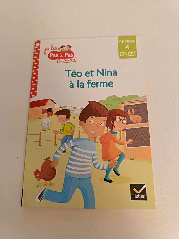 Livre Téo et Nina à la ferme