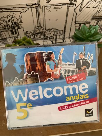 Triple CD anglais  Welcome  5 ème neuf sous blister