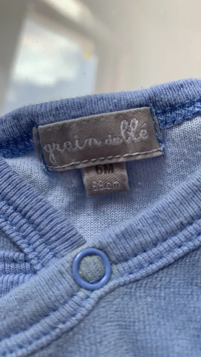 Pyjama 6 mois velours - photo numéro 2