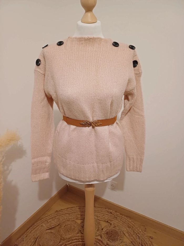 Pull rose clair chaud Colloseum taille S 36 - photo numéro 8