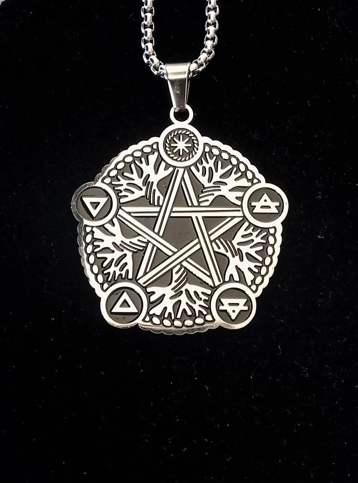Chaîne + pendentif spirituel