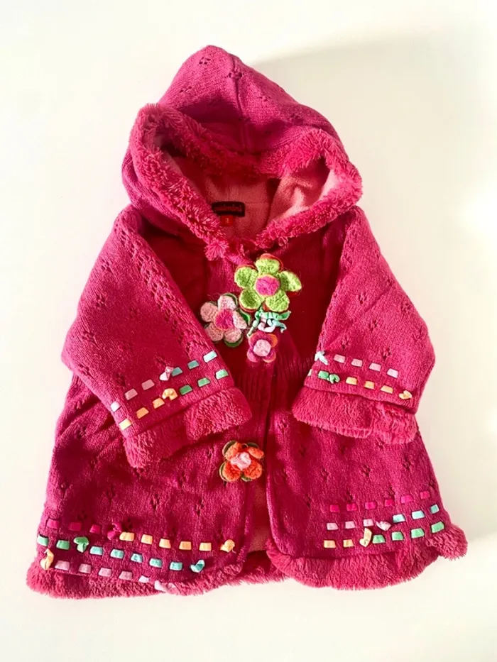 Manteau mi-saison Catimini taille 3 mois TBE - photo numéro 3