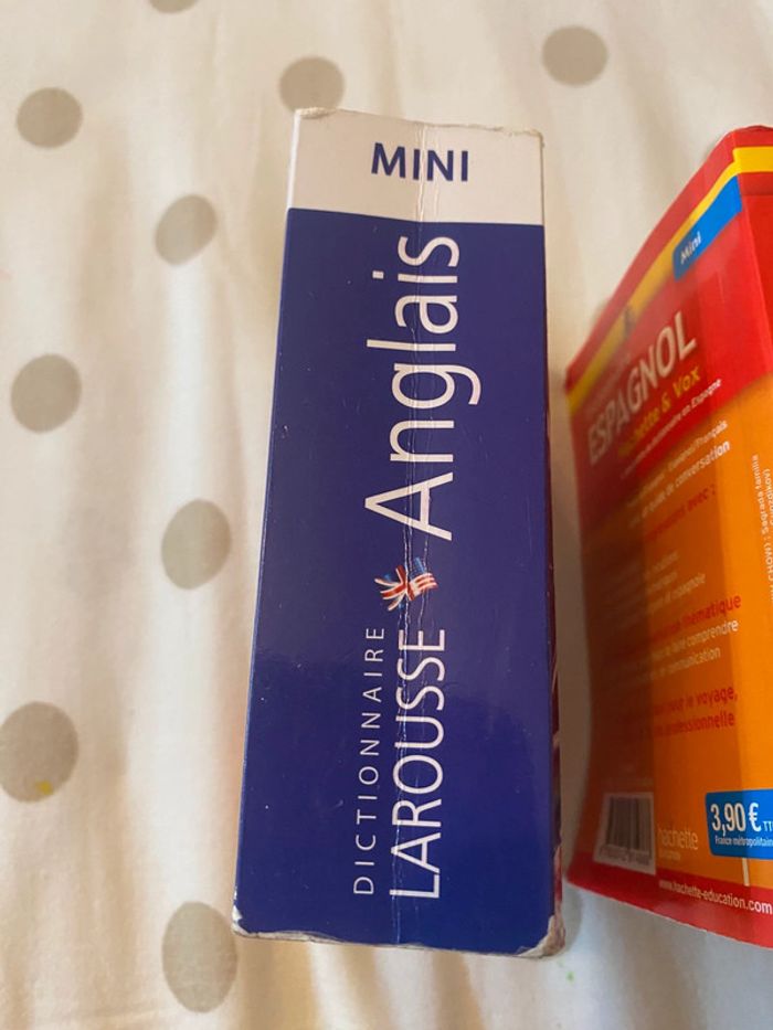 lot de deux dictionnaires espagnol et anglais - photo numéro 3