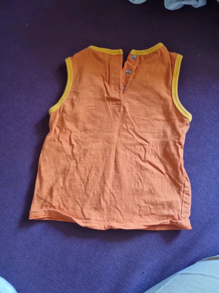 Tee shirt sans manches fruits kiabi 18 mois neuf - photo numéro 4