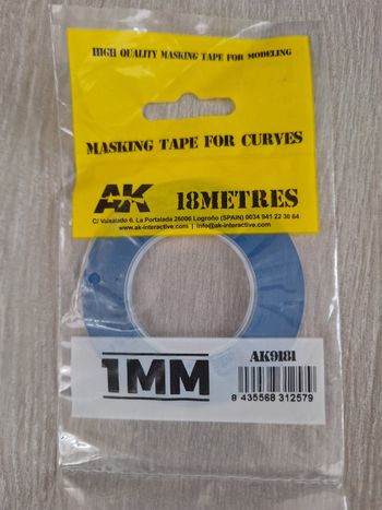 Ruban de masquage 1mm 