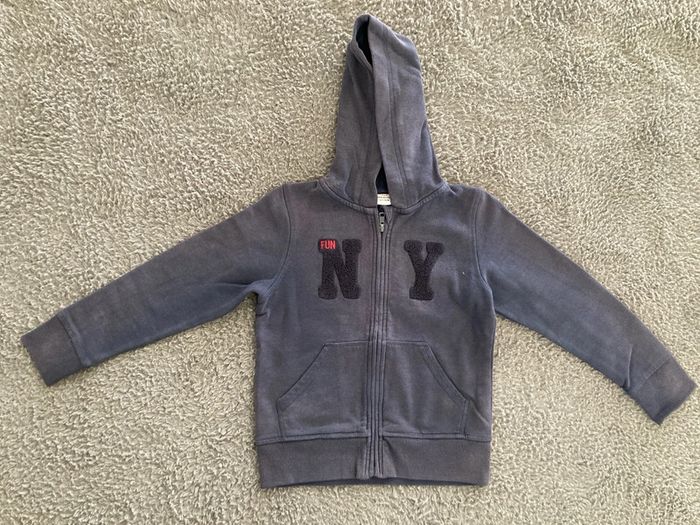 Lot de 2 Sweat zippé à capuche 6 ans - photo numéro 3