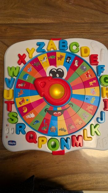 Jouet Chicco Baby Professeur Bilingue Français/Anglais Table d'Activités pour Enfants