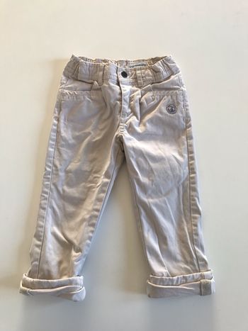 Pantalon bébé blanc Vertbaudet 24 mois