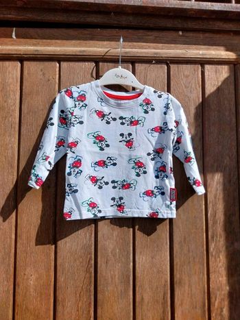 Tee-shirt manche longue bébé garçon 9.12 mois Disney by primark