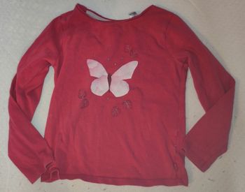 Tee shirt manches longues okaidi 3 ans fille