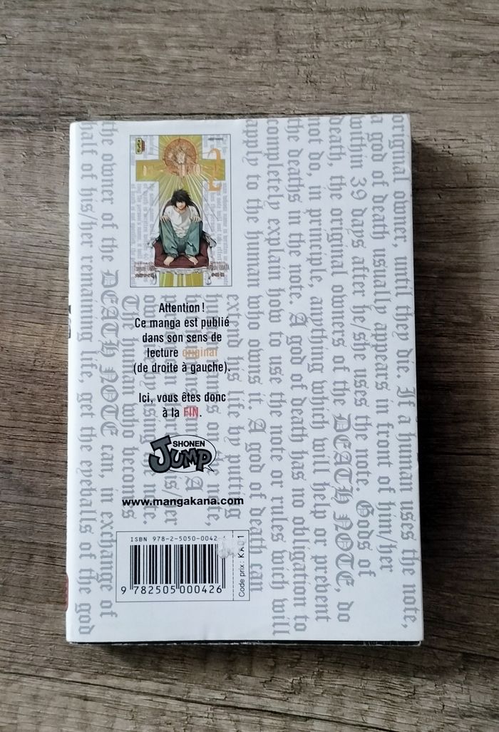 Manga "Death note" tome 2 - photo numéro 3