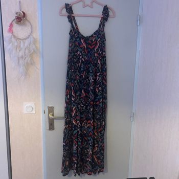 Robe fluide à motifs