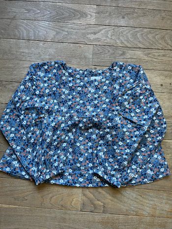 Blouse bleue Petit Bateau 6 ans neuve