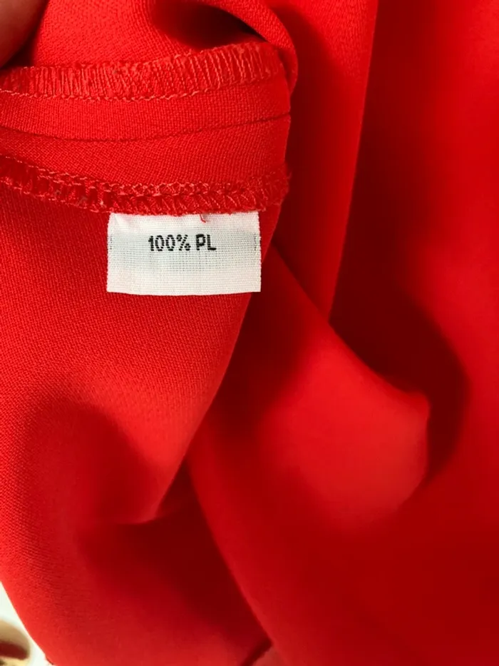 Robe droite rouge Acanthe taille 3 - photo numéro 5