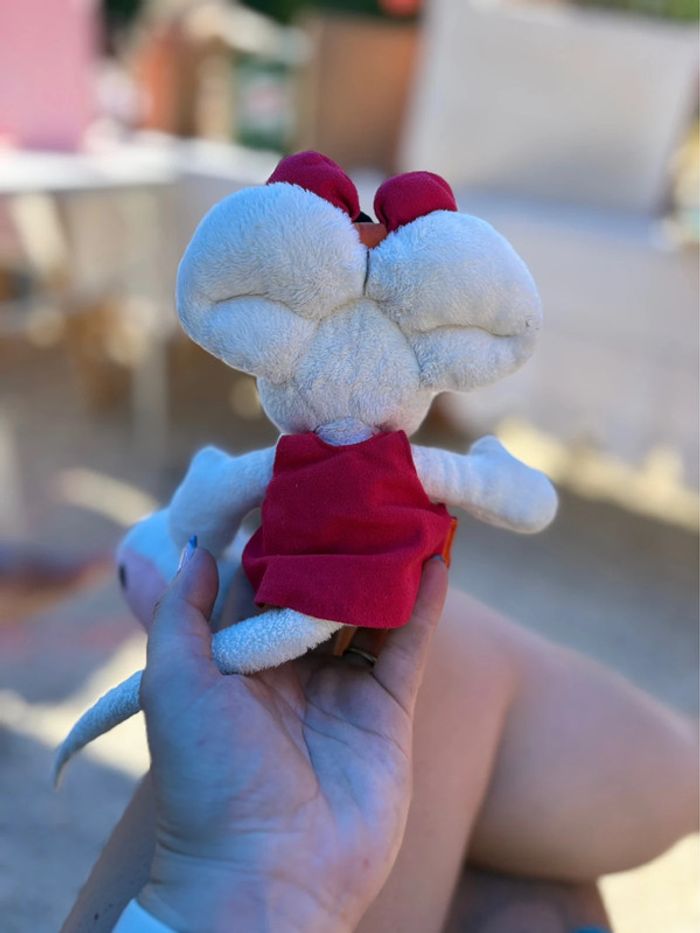 Peluche Diddlina - en robe - en très bon état - taille moyenne - photo numéro 5