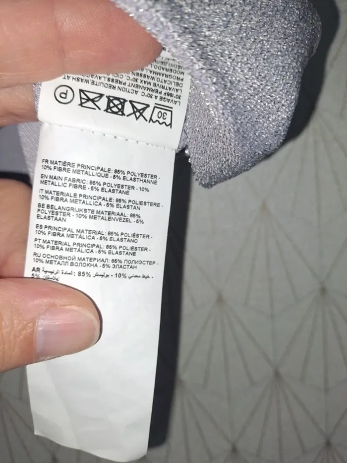 Débardeur femme violet pailleté Jennyfer S ttbe - photo numéro 5