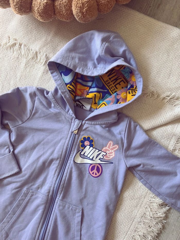 Combinaison à capuche Nike violet et multicolore 18 24 neuve - photo numéro 2