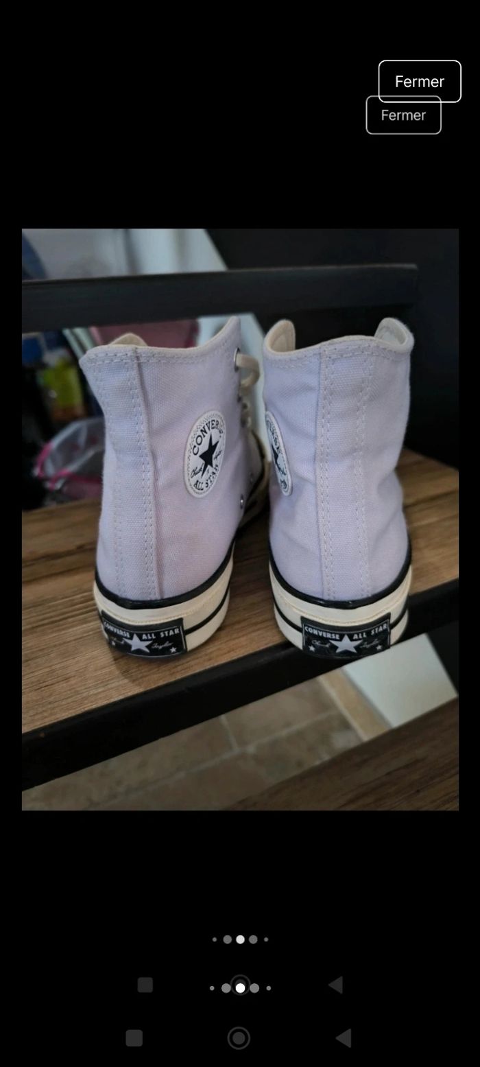 Converse violet pastel - photo numéro 4