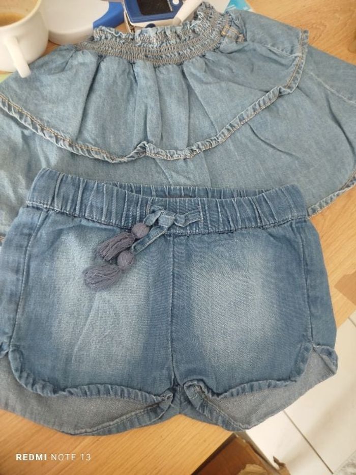 #kytie2ansfille. 1 short et une jupe taille 2 ans