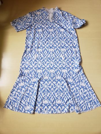 Robe longue motif style grecque