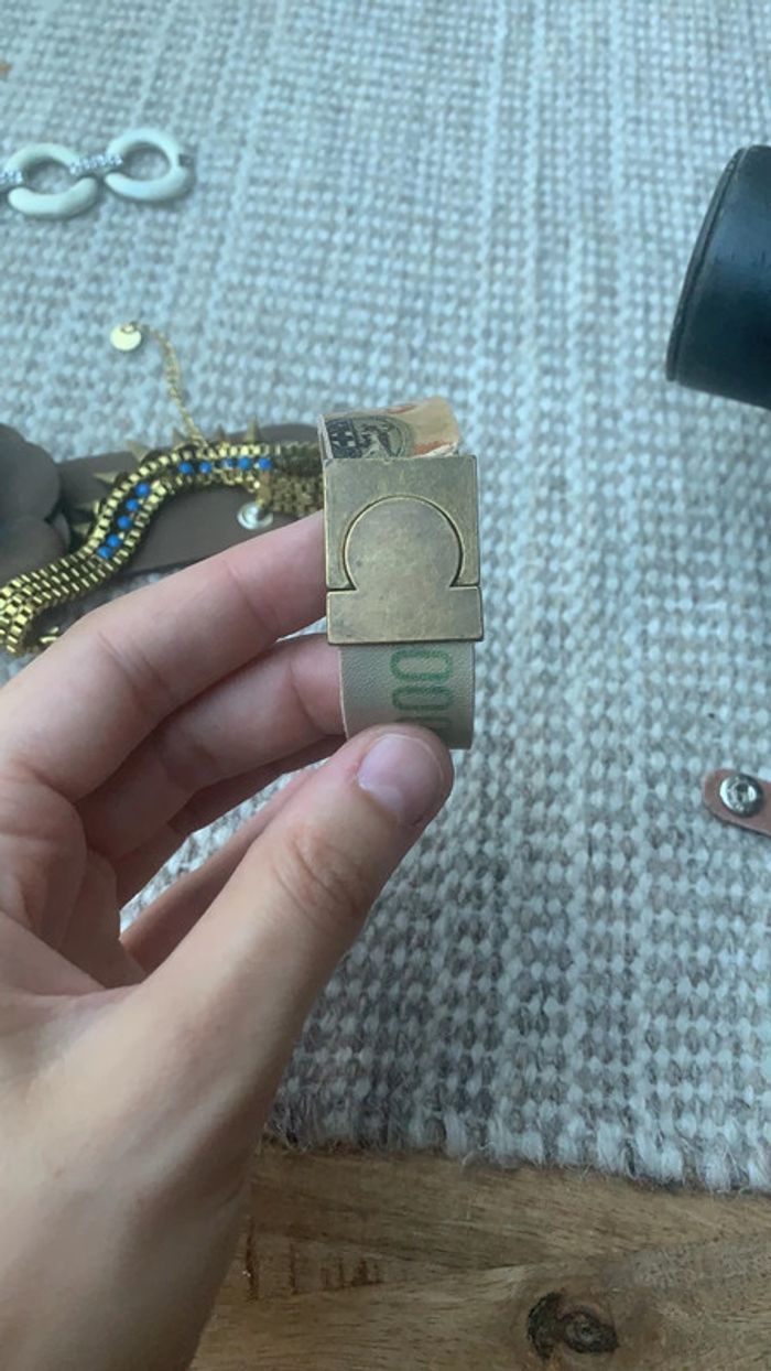 Lot de 4 bracelet thème marron beige adulte - photo numéro 12