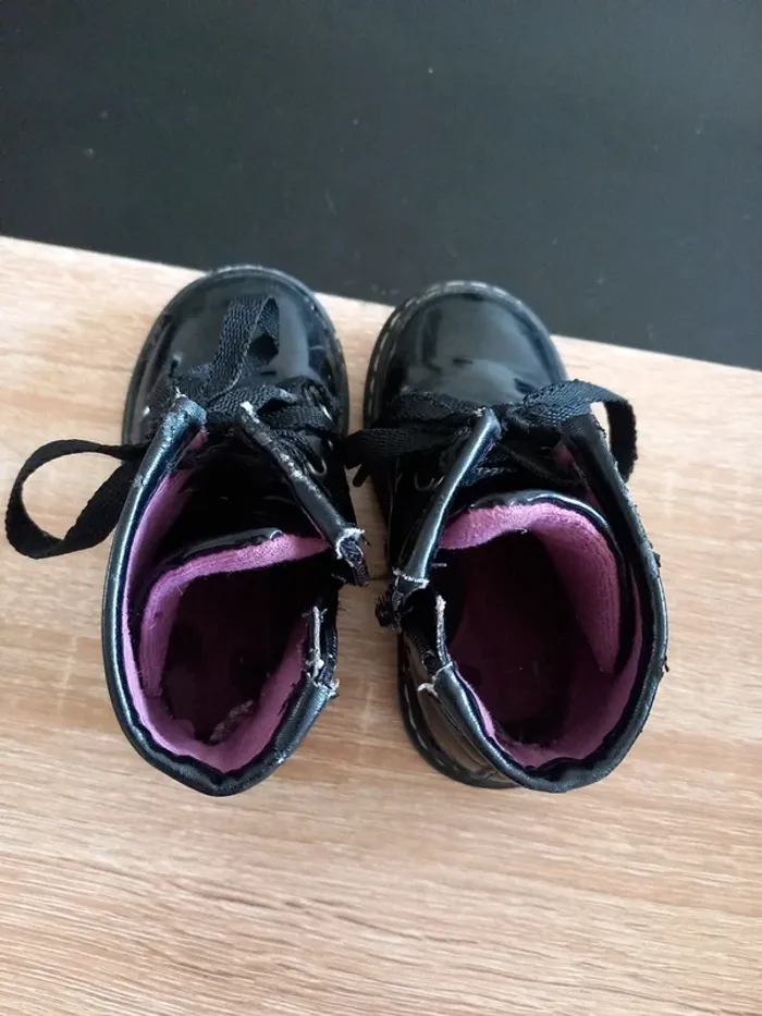 Chaussures noir vernis fille T23 - photo numéro 4