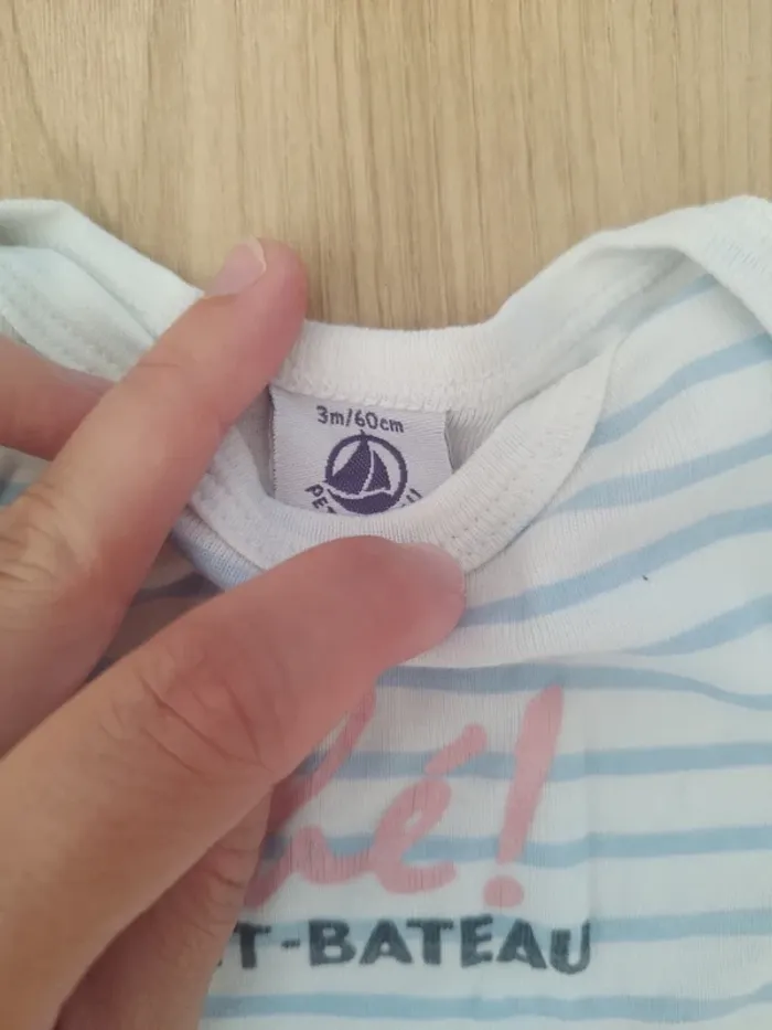 Body manches courtes Petit Bateau - photo numéro 2
