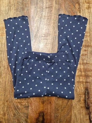 Pantalon léger 5 ans jambe évasée fleuri