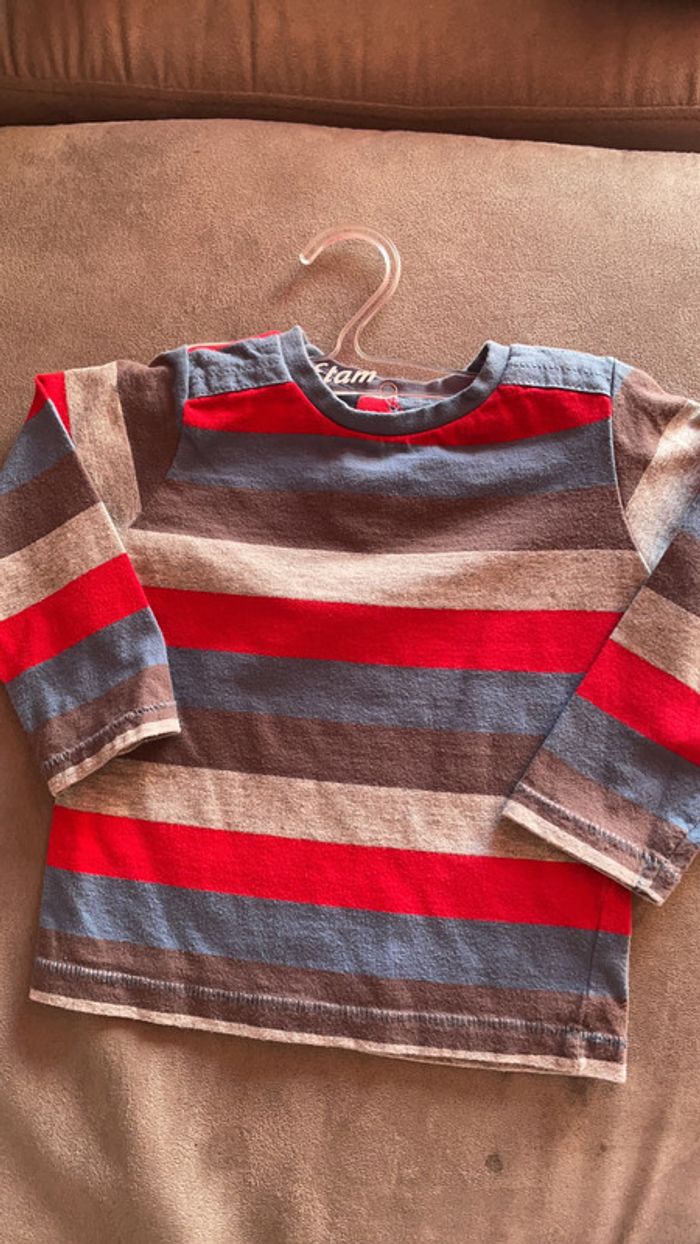 T-shirt manches longues 80cm 12 mois