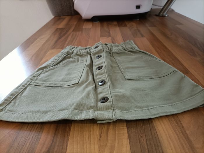 Jupe jean kaki 6-7 ans Tex - photo numéro 3