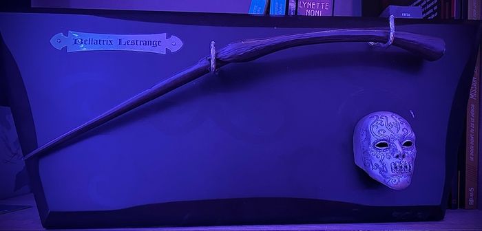 Baguette Bellatrix Lestrange avec socle - photo numéro 2