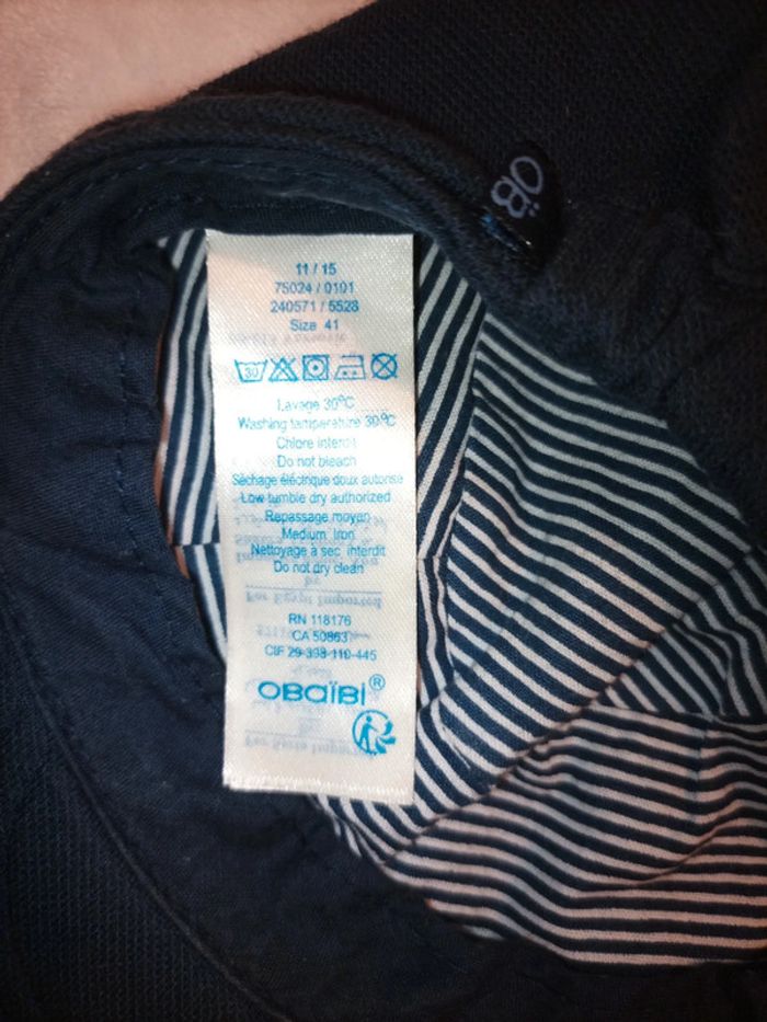 Casquette bleu marine - photo numéro 4