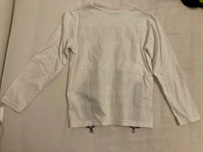 Tee shirt manche longue avec fermeture éclair  8 ans brum beby - photo numéro 3