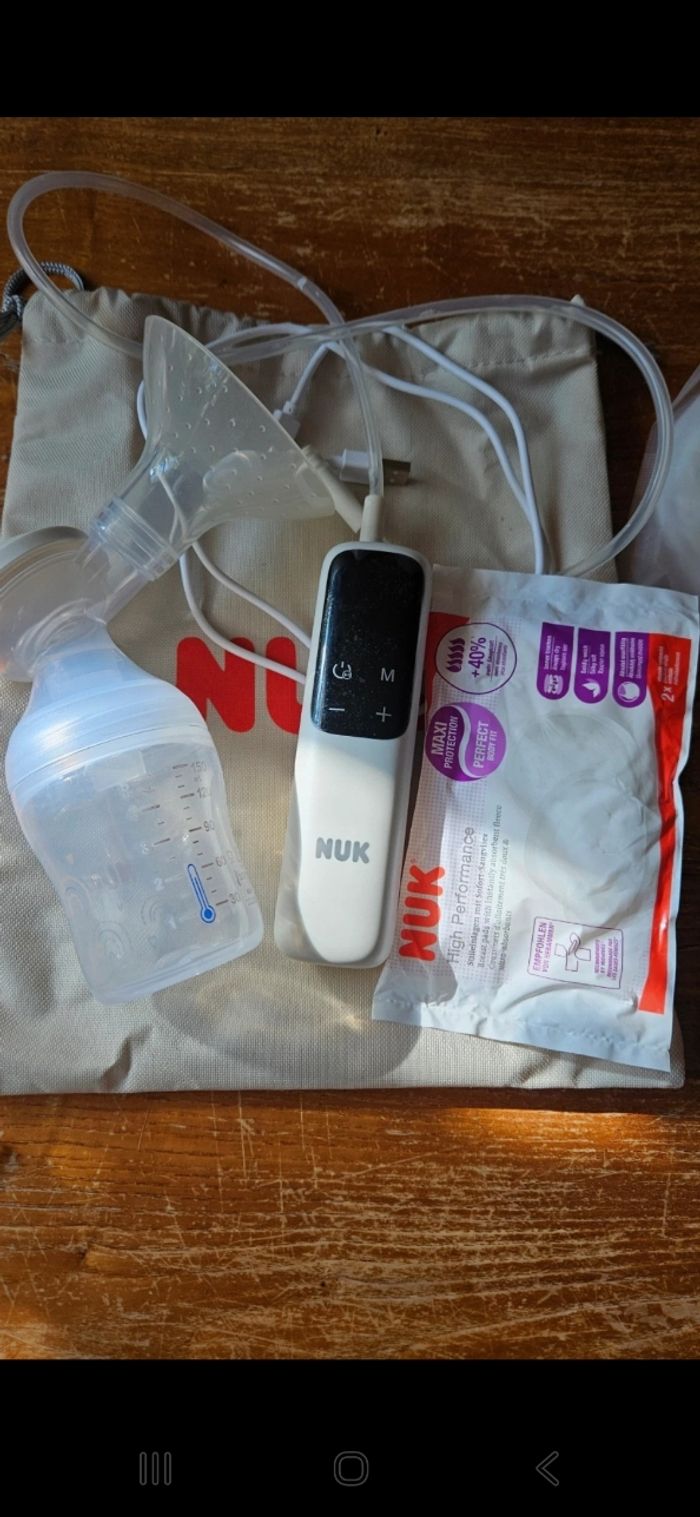 Tire-Lait Électrique NUK Soft & Easy - Servi 2 FOIS Seulement !