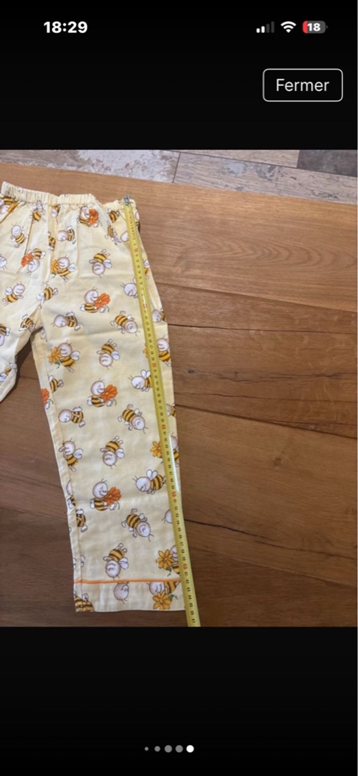 Pyjamas hiver carré blanc 6A - photo numéro 8