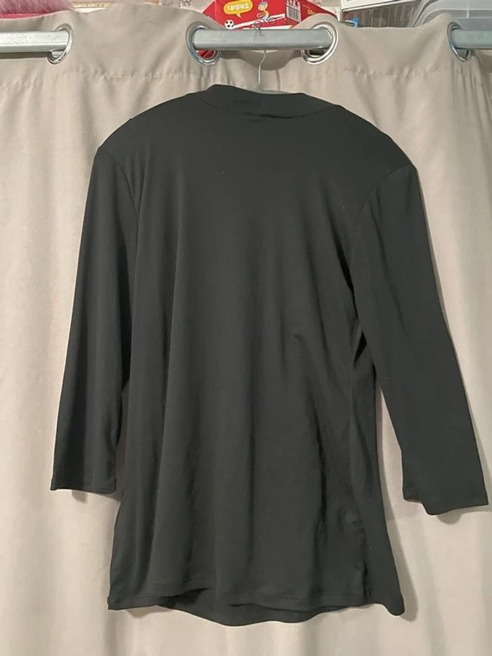 T-shirt manches longues noir