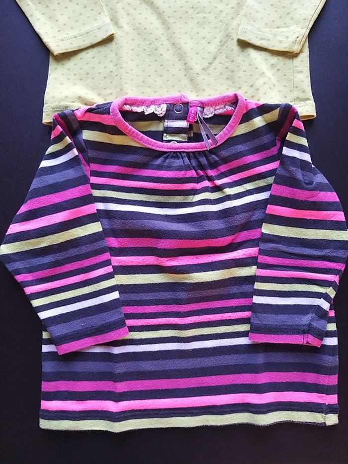Lot de 2 t-shirts en 6 mois - photo numéro 2