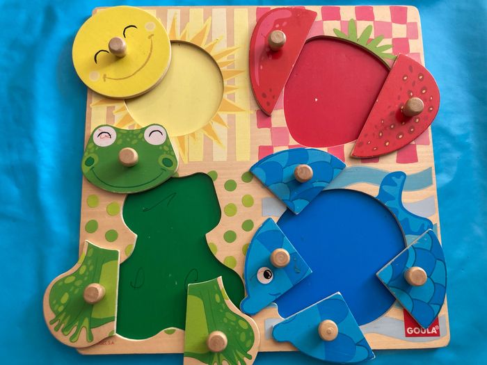 Puzzle 1er âge en bois - photo numéro 2