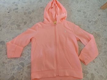 Gilet rose fluo 6 ans fille