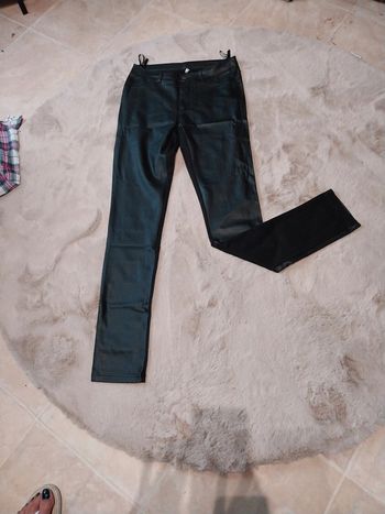 Pantalon bi matière