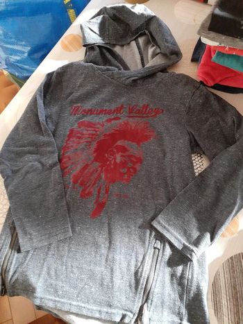 Tee shirt à capuche